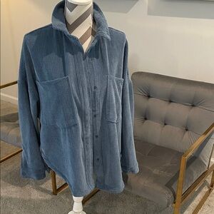 Zara Blue Corduroy Jacket/shirt